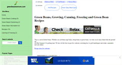 Desktop Screenshot of greenbeansnmore.com
