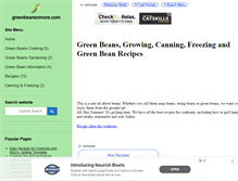 Tablet Screenshot of greenbeansnmore.com